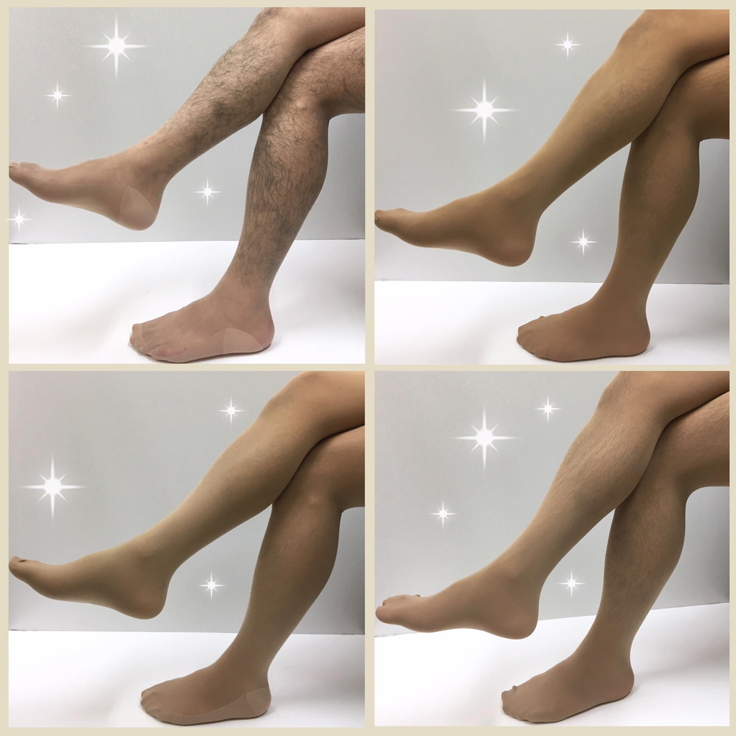 パンティストッキングをスネ毛処理なし男子が履き比べ 信長書店情報サイト E 信長信長書店情報サイト E 信長